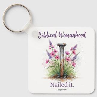 Porte-clés La Femme Biblique Jael Écriture Inspirante