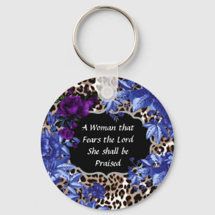 Porte-clés La femme craint le Seigneur Poster de animal Porte