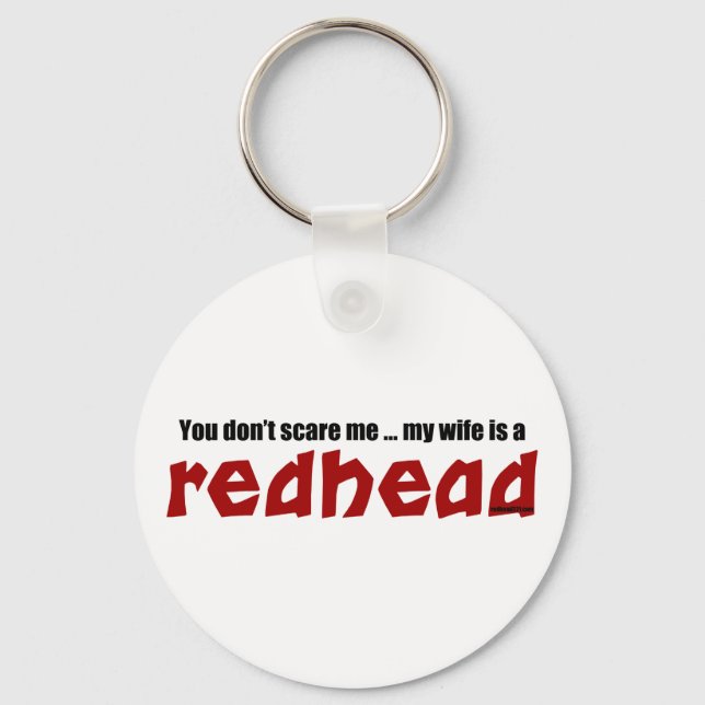 Porte-clés La femme est une rousse (Recto)