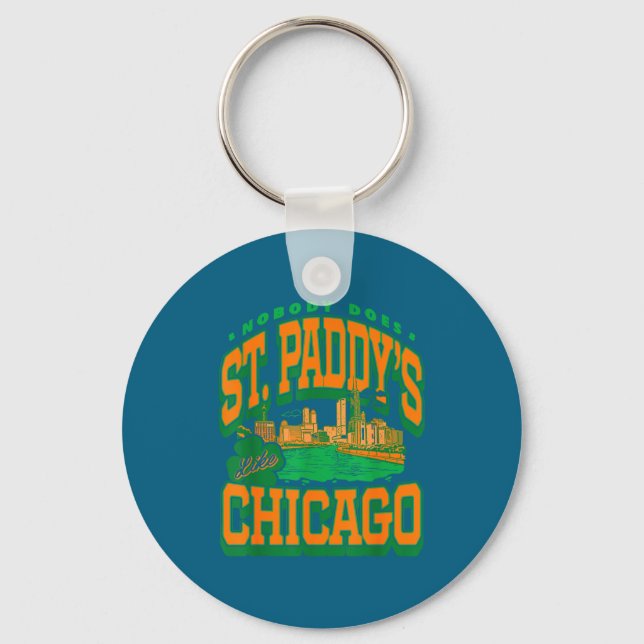 Porte-clés la fête de Patrick personne ne fait la St Paddy co (Recto)