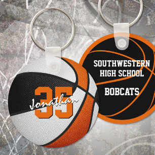 Porte-clés la fête des enfants favorise le basket-ball orange