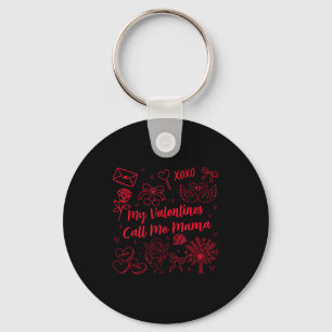 Porte-clés La fête des mères de la Saint-Valentin appelle mam