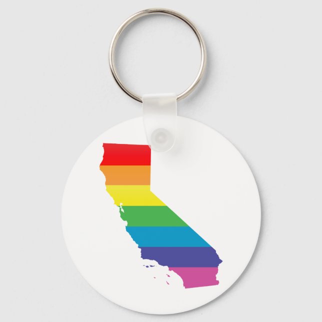 Porte-clés la fierté de la californie. (Recto)
