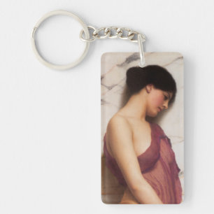 Porte-clés La fille au tambourin de John William Godward