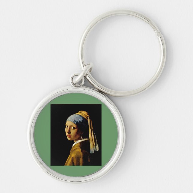 Porte-clés La fille avec un Turban / la fille avec l'oreille  (Devant)