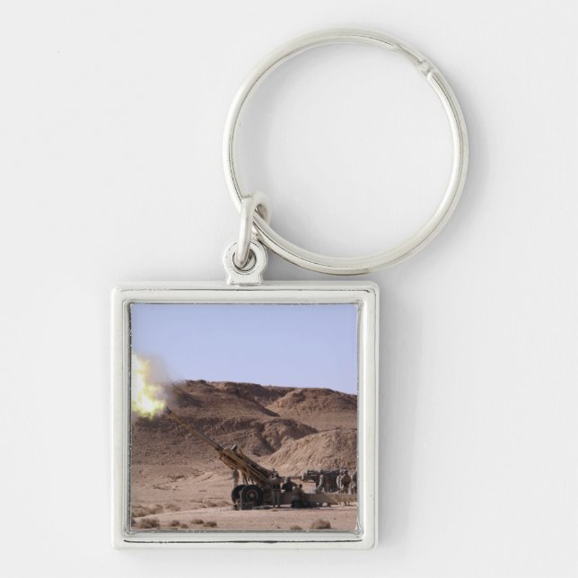 Porte-clés La flamme et la fumée sortent du museau (Devant)