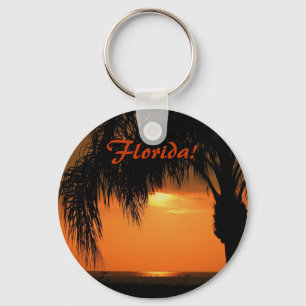 Porte-clés La Floride ! Ove de coucher du soleil le Golfe,