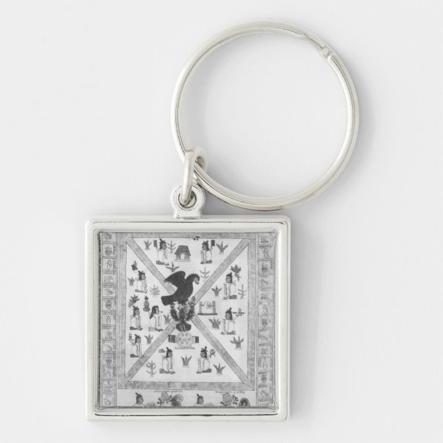 Porte-clés La fondation de Tenochtitlan (Devant)