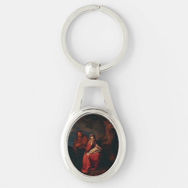 Porte-clés La Fuite en Égypte par Abraham Bloemaert  (Devant)