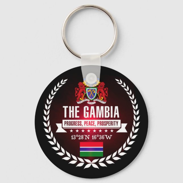 Porte-clés La Gambie (Recto)