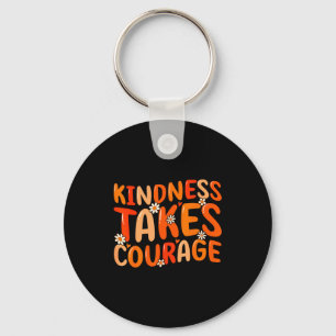 Porte-clés La gentillesse nécessite du courage Orange Unity D