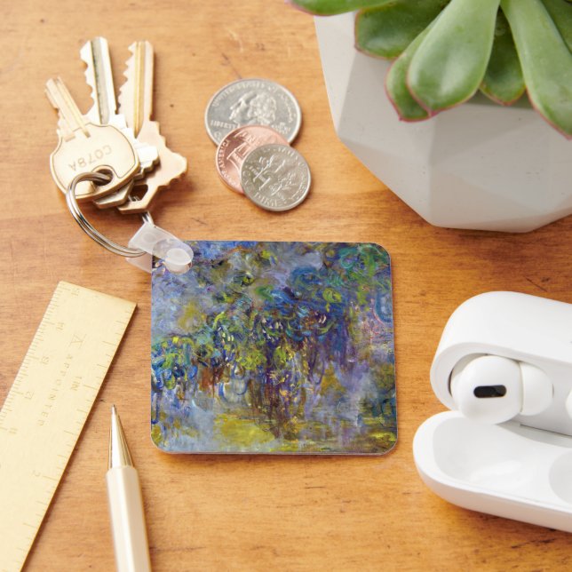Porte-clés La glycine (moitié droite) de Claude Monet (Bureau)