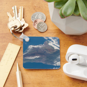 Porte-clés La Grande Île D'Hawaï Et Ses Montagnes