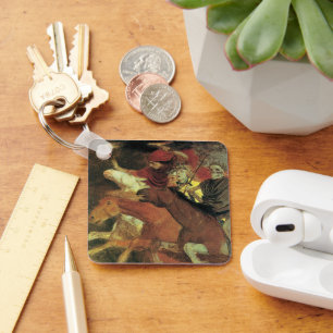 Porte-clés La Guerre par Arnold Böcklin, Symbolisme Ancien Ar