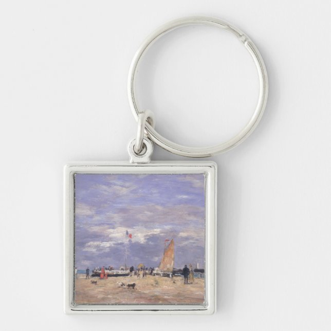 Porte-clés La jetée à Deauville, 1869 (Devant)