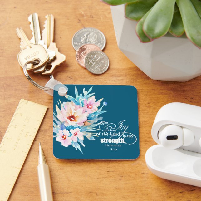 Porte-clés La Joie du Seigneur floral (Bureau)