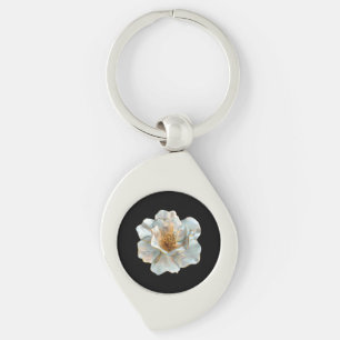 Porte-clés La jonquille de verre