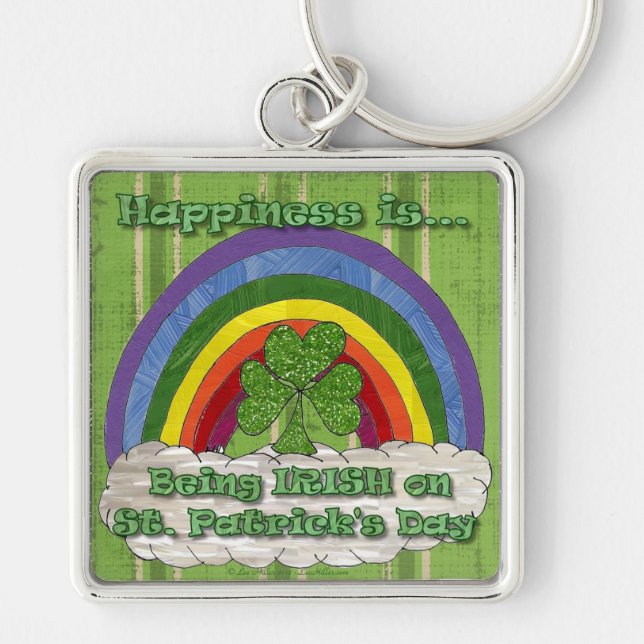 Porte-clés La Journée de Saint Patrick (Devant)
