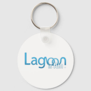 Porte-clés La lagune est logo d'amusement