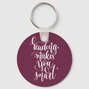 Porte-clés La lecture vous rend intelligent