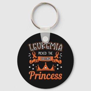 Porte-clés La leucémie a choisi la mauvaise princesse Sensibi