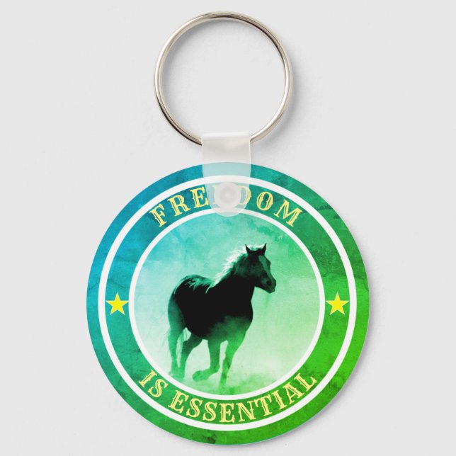Porte-clés La liberté est essentielle (Recto)