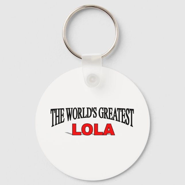 Porte-clés La Lola la plus grande du monde (Recto)