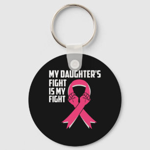 Porte-clés La lutte de la fille est mon combat cancer du sein