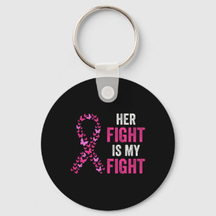 Porte-clés La lutte est ma lutte contre le cancer du sein de