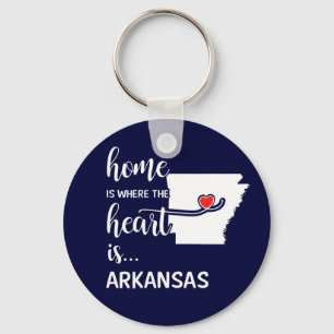 Porte-clés La maison de l'Arkansas est le coeur