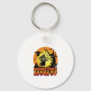 Porte-clés La maman des monstres Halloween Monstre Fantôme Sq
