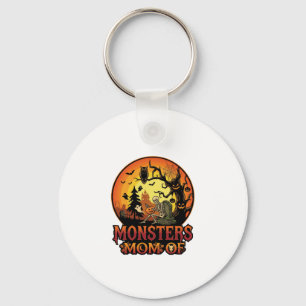 Porte-clés La maman des monstres Halloween squelette citrouil