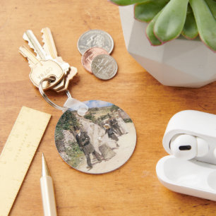 Porte-clés La Marche Nuptiale par Robinson, Jeunes Mariés Vin