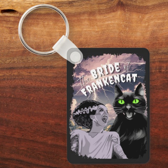 Porte-clés La mariée de Frankencat (Recto)