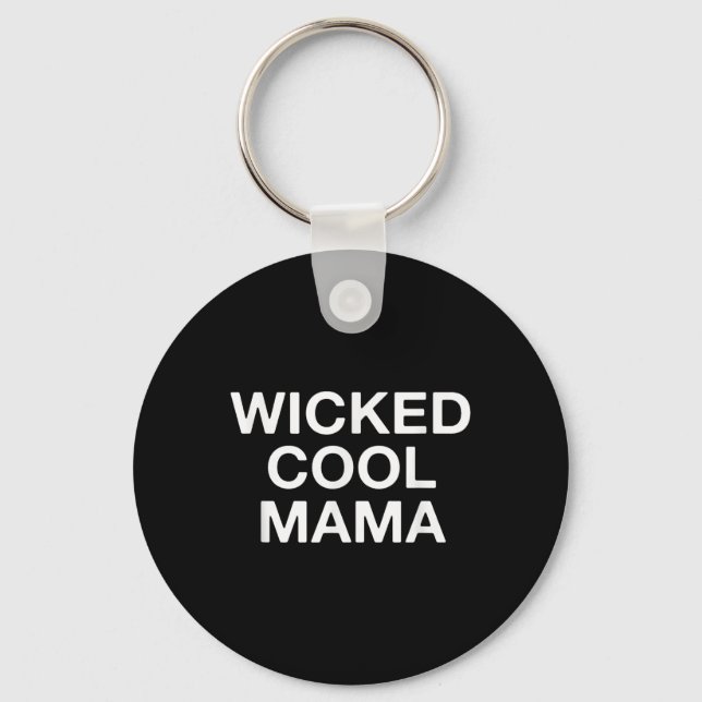 Porte-clés La mauvaise Cool Mama Funny Maman (Recto)