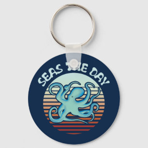 Porte-clés La Mer Le Jour Vibes d'été Octopus