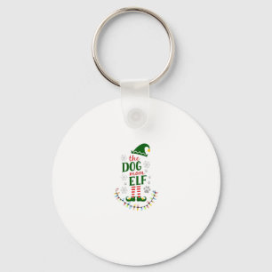 Porte-clés La mère de chien elfe Noël drôle amateur de chiens