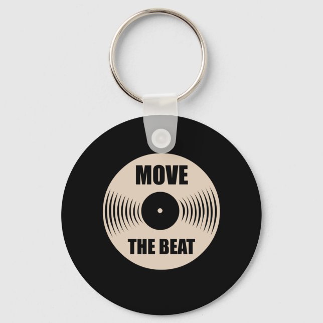 Porte-clés La Musique Déplace Le Beat (Recto)