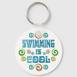 Porte-clés La natation est fraîche