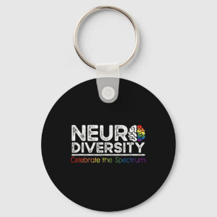 Porte-clés La Neurodiversité Célèbre La Santé Mentale Et L'Au