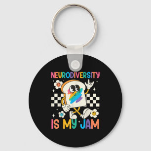 Porte-clés La neurodiversité est ma jam inclusion sensibilisa