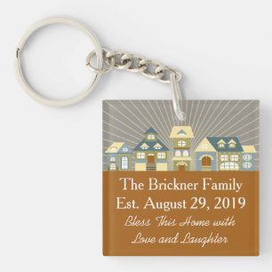 Porte-clés La nouvelle maison a juste déplacé le porte - cl