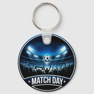 Porte-clés La Nuit de Foot du Jour du Match Éclairages du Sta