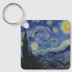 Porte-clés La nuit étoilée de Van Gogh