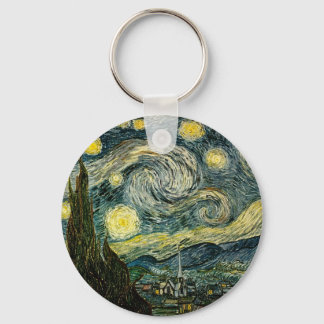 Porte-clés La nuit étoilée de Vincent van Gogh (1889)