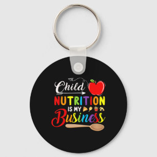 Porte-clés La nutrition infantile est mon entreprise mignonne