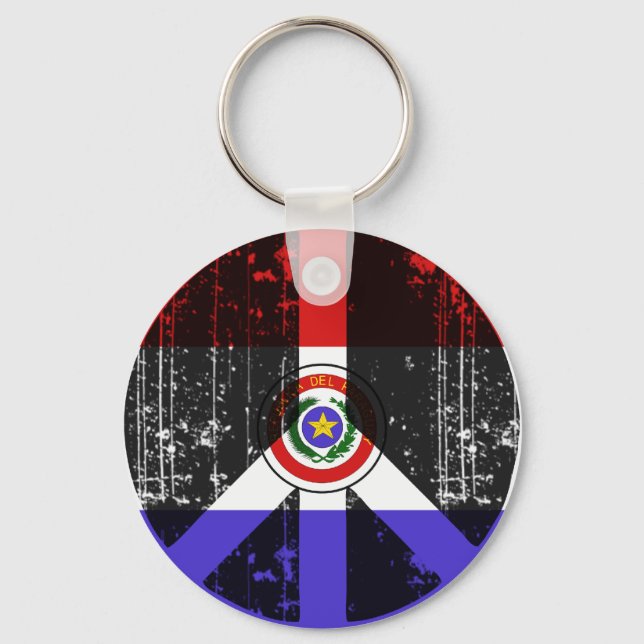 Porte-clés La Paix Au Paraguay (Recto)
