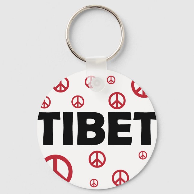 Porte-clés La Paix Au Tibet (Recto)