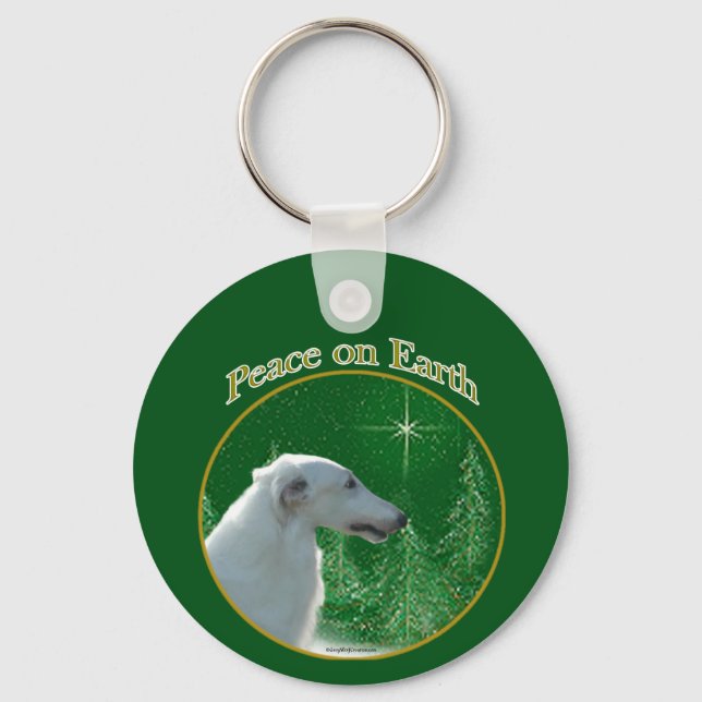 Porte-clés La paix de Borzoi (Recto)