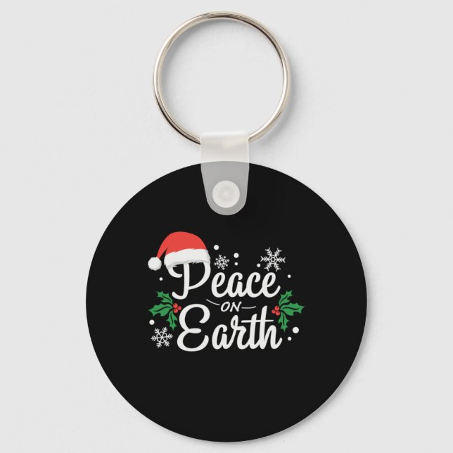Porte-clés La Paix De Noël Sur Terre (Recto)